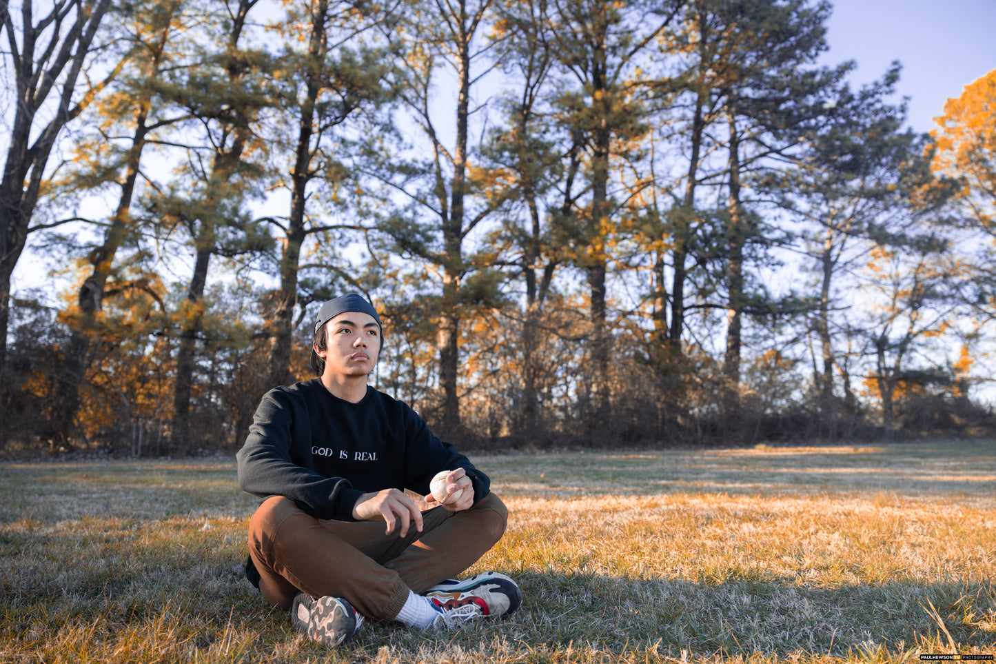 God is Real Champion Crewneck Sweatshirt