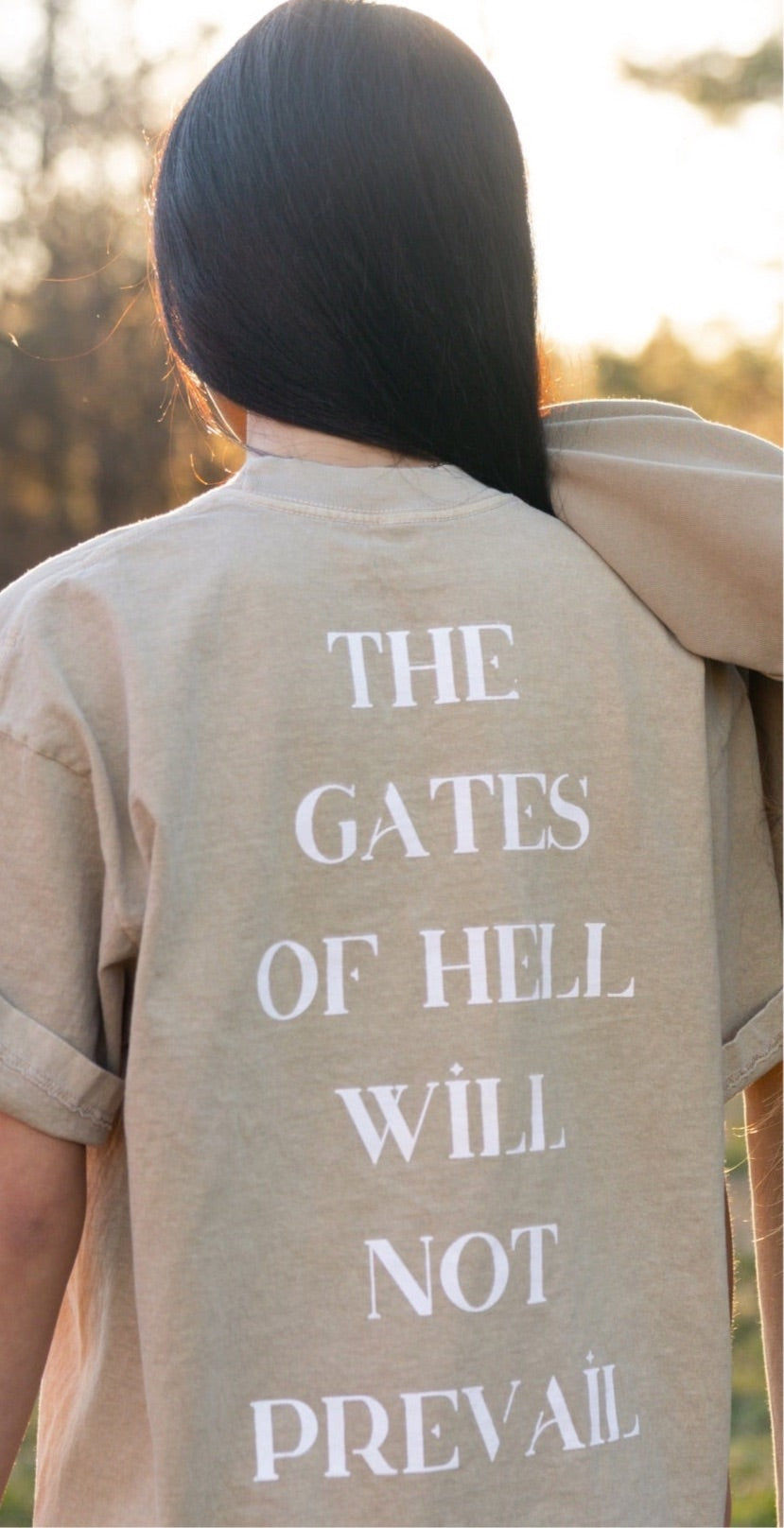 The Gates of Hell Will Not Prevail Crewneck Shirt
